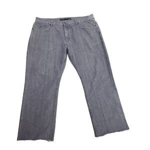 Rocawear Size 42 Black Gray Baggy Denim 90s Y2K Skater Hip Hop Streetwear Jeans